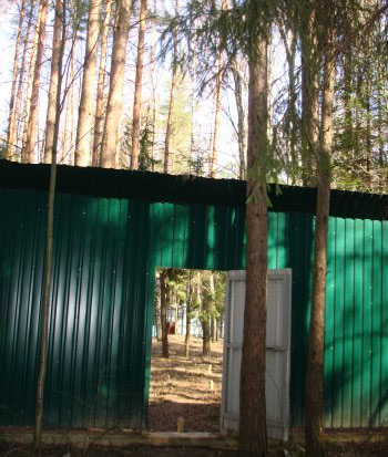 Забор вокруг участка Александра Шохина появился задолго до аукциона