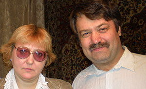 2008 год.Счастливая пара Владимир и его супруга Елена. 