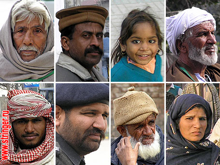 Лица пакистанцев