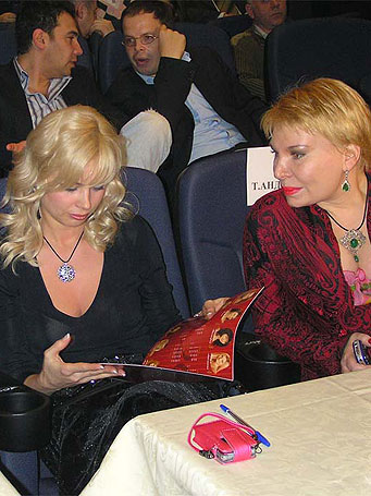 Члены жюри: справа - Татьяна АНДРЕЕВА, директор конкурса «Мисс Москва»