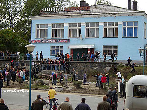 Разгром кафе «Чайка». Фото CityK.ru 